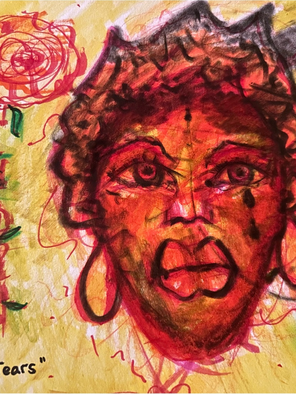 Original Drawing “no more tears” - Picture 3 of 5